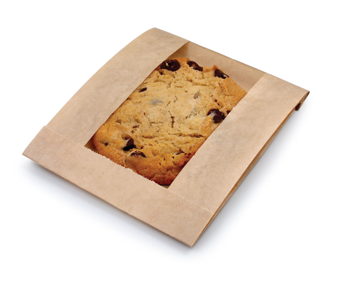 EcoCraft Single Serve Window Bag Natural 5" X 1.5" X 7"