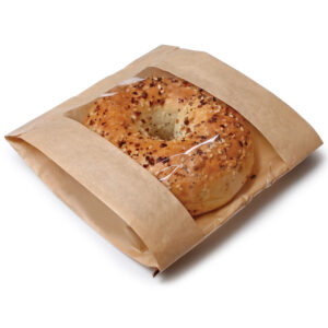 EcoCraft Single Serve Window Bag Natural 6.5" X 2" X 8.5"