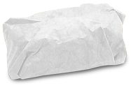 Paper/Poly/Paper Insulated Wrap White 12" X 12" 3-Ply