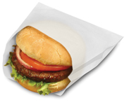 PB18 Sandwich Bag White 6" X 0.75" X 6.5"