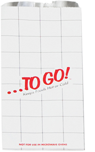 ToGo! Foil 0.5 Gallon Insulator Bag "ToGo!" Print 6" X 4.75" X 14"