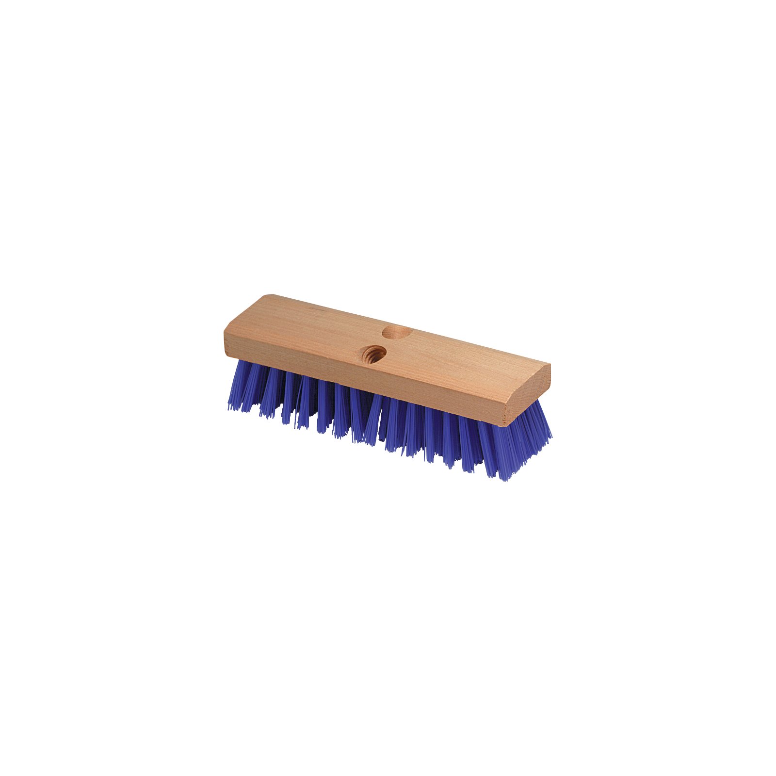 Deck Scrub Stiff PP 10in Wood Block BL
