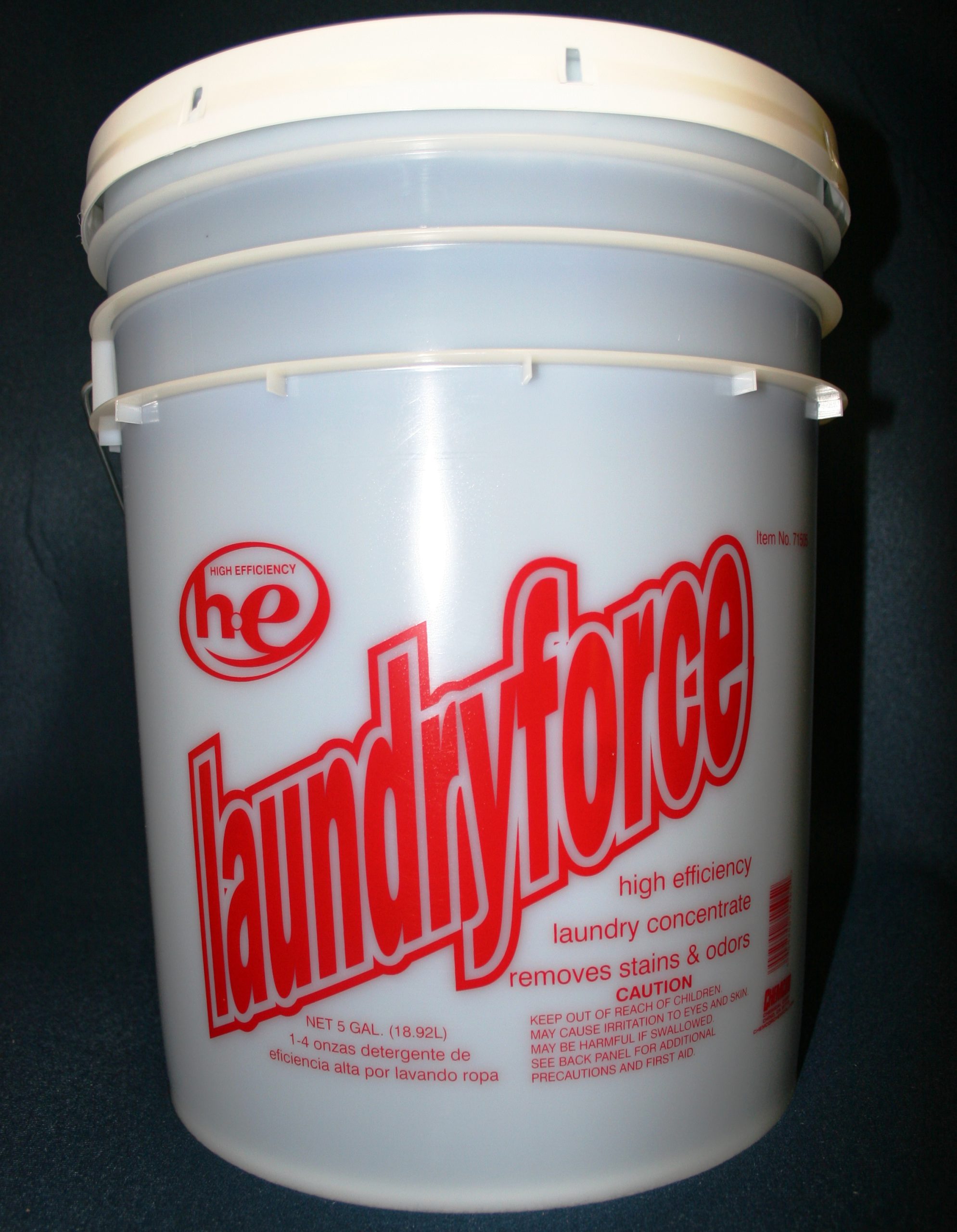 LaundryForce Laundry Detergent High Efficiency 5 Gallon