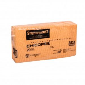 CHIX Stretch 'N Dust 12.5x17" Hand Duster w/Microban Yellow/Orange