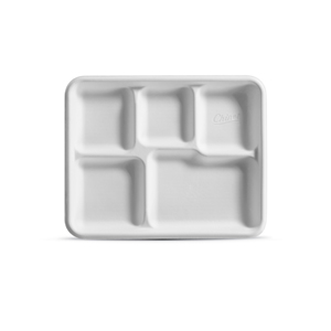 Valley 8.5"X 10.5" 5Comp tray White