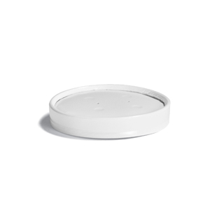 Lid White Paper for food container 8/10/12/16(Tall)oz Vented