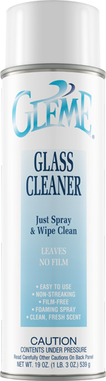Gleme Aerosol Glass Cleaner