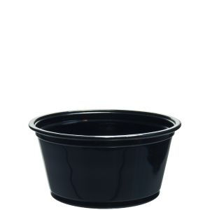Portion Container 2 oz  Black