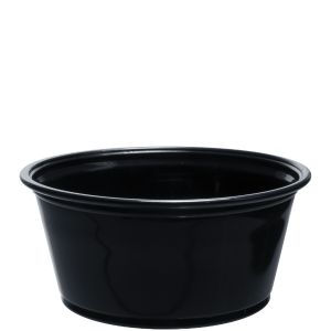Portion Container 3 1/4 oz  Black