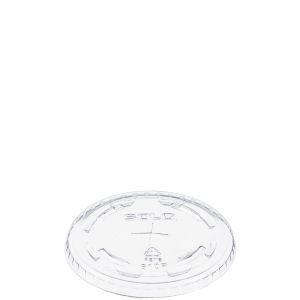 Straw Slot Lid for 10 oz Pet Cup Clear