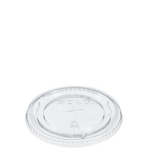 Straw Slotted Lid PET Clear 12oz-24oz