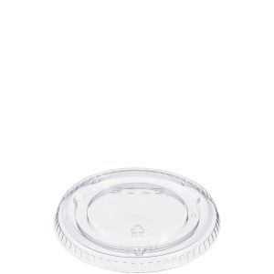 Non Vented Pet Lid for Pet 12oz Clear