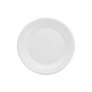 Foam Non-Laminated Plate 7"  White
