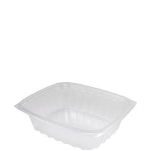 Single Compartment Container 24 oz  Clear  7 1/2 x 6 1/2 x 2