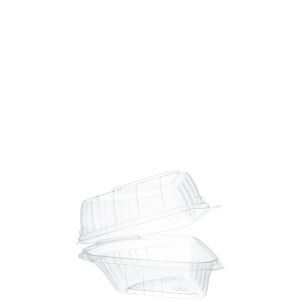 Showtime Pie Wedge Container Clear    5 5/8 x 6 1/8 x 3