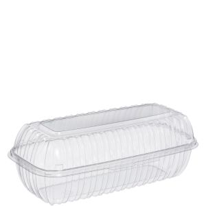 Showtime Hinged Container Clear  9 7/8 x 5 1/8 x 3 1/2