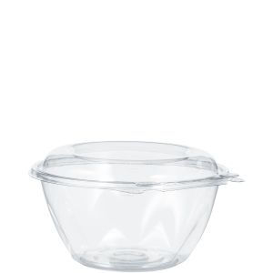 SafeSeal Tamper-Evident Bowls Clear 32 oz w/ Dome Lid