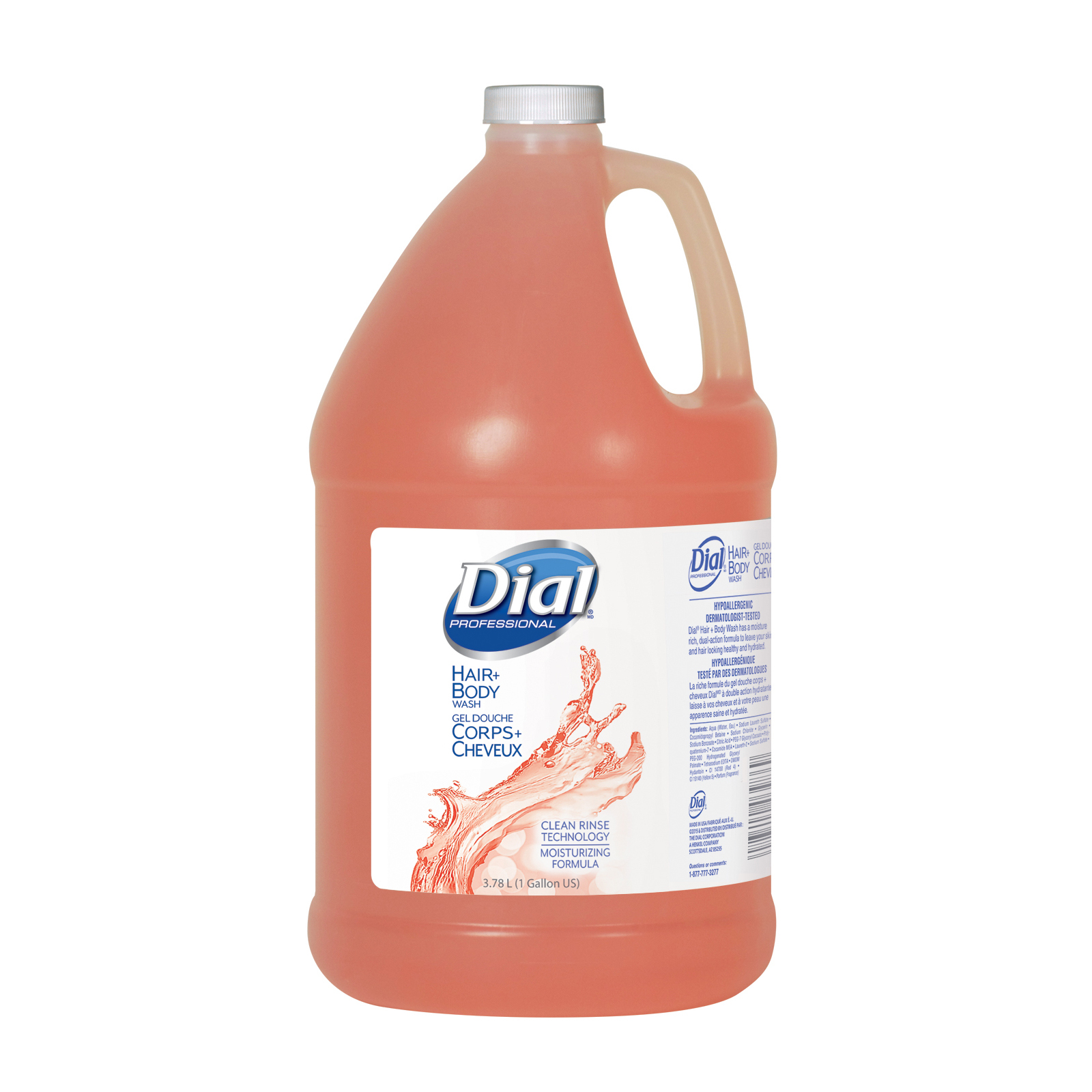Body & Hair Wash w/ Pump 1 Gallon Peach Scent