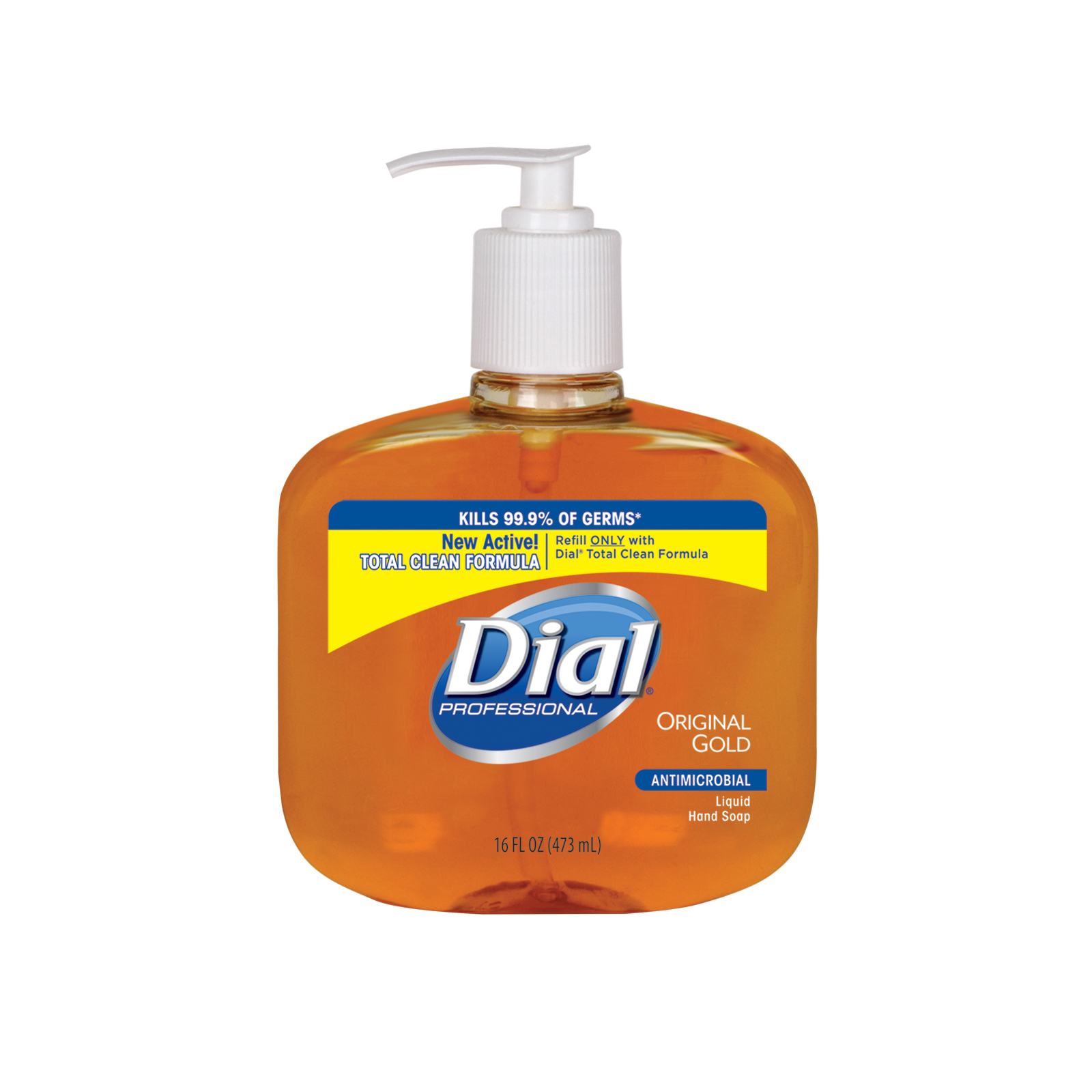 Gold Liquid Hand Soap 16 oz. Antimicrobial w/ Pump E2