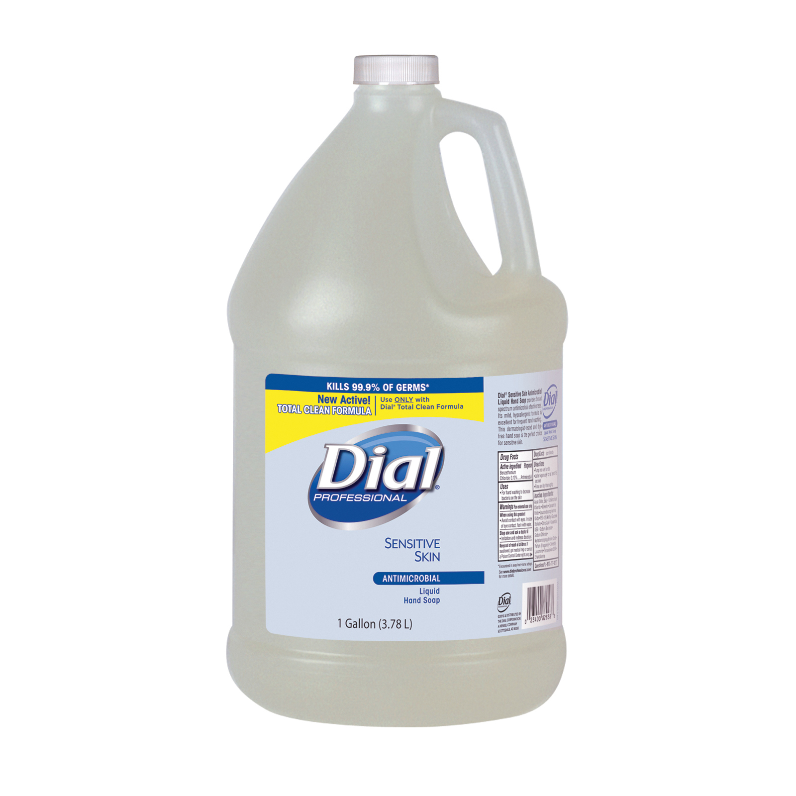 Sensitive Skin Liquid Hand Soap 1 Gallon Clear Antibacterial E2