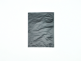HDPE Merchandise Bag Black 8.5" X 11", 0.6 Mil