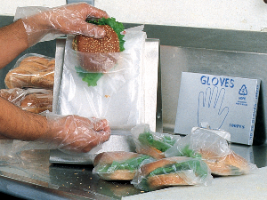 Saddle Pack Flip Top Sandwich Bag Clear 8.5" X 8.5" + 1" + 2" .5 Mil