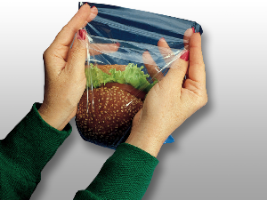 LDPE Flip Top Sandwich Bag Clear 6.25" X 5.5" 1 Mil
