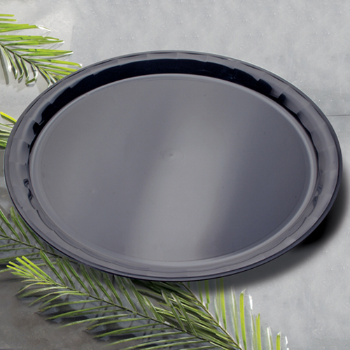 Conserve Round PP Tray Black, 18"