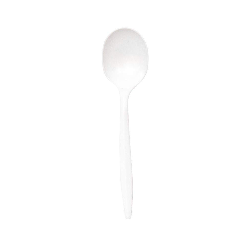 Heavy Weight Soupspoon Polystyrene White Dense Pack
