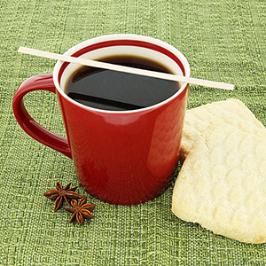 Wooden Coffee Stirrer 5.5" Unwrapped
