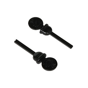 Beverage Plugs 2" Black , Polystyrene