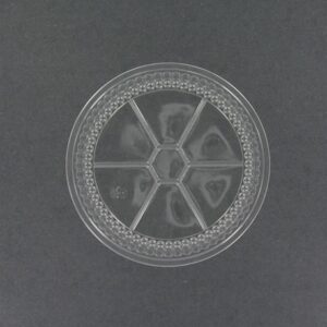 527-DL 7" Plastic Dome Lid Clear Round
