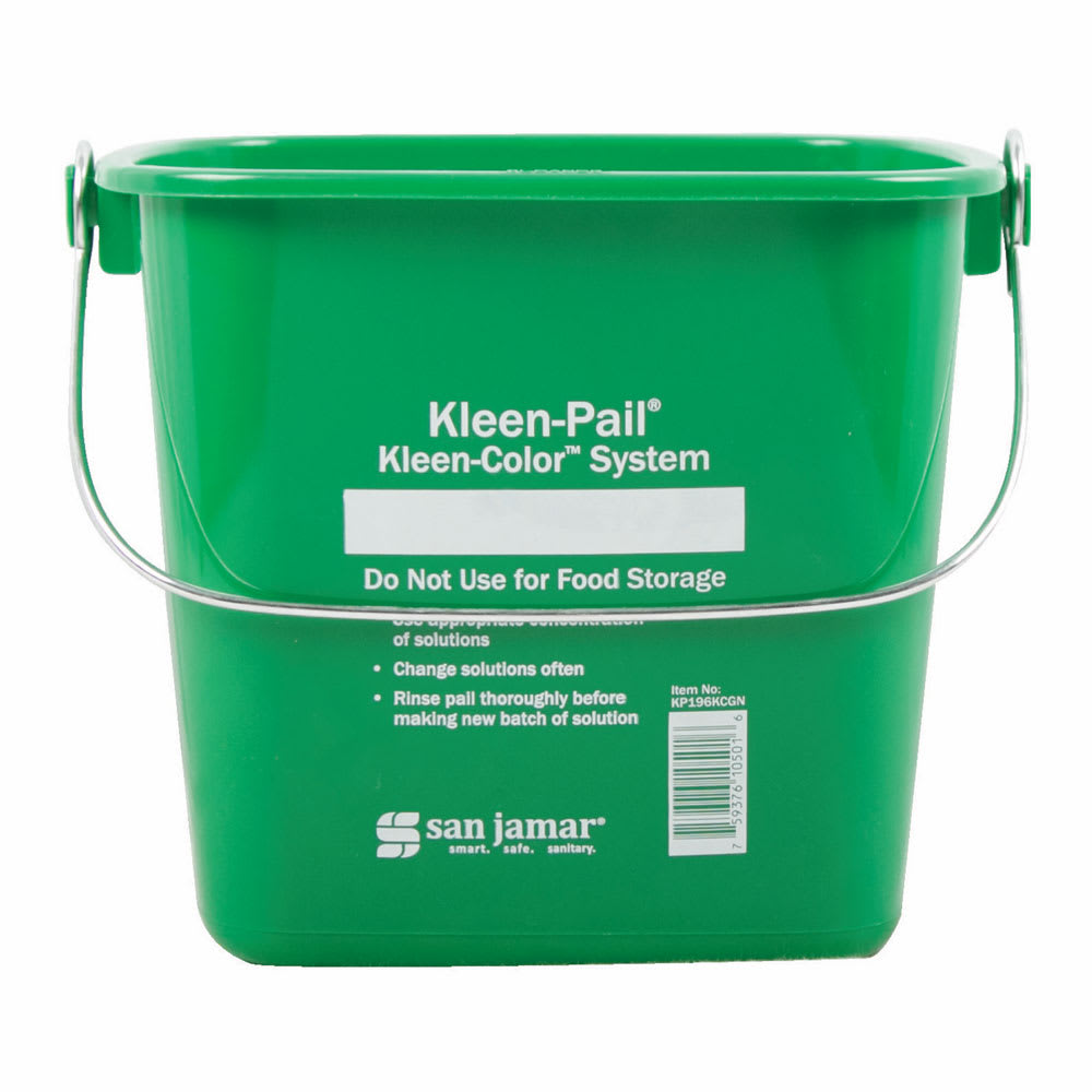 Kleen Sanatizing Pail "Green" 6 Qt