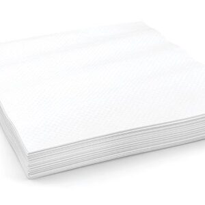 Tuff-Job Airlaid Med. Weight Wiper White 12" X 13" Flat Pack