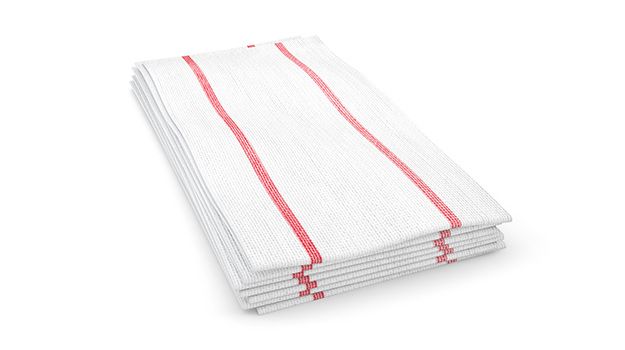 Tuff-Job Durable Foodservice Wiper White 12.25" X 24"