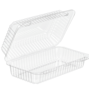 Clear Hinged Container 7.25" x 4.44" x 2.56"