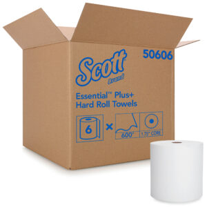 Kleenex Hard Roll Towels White 8" x 600'