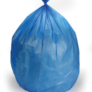 30x43 LLDPE Blue 1.30 Mil Flat Pack Can Liners 20-30 Gallon