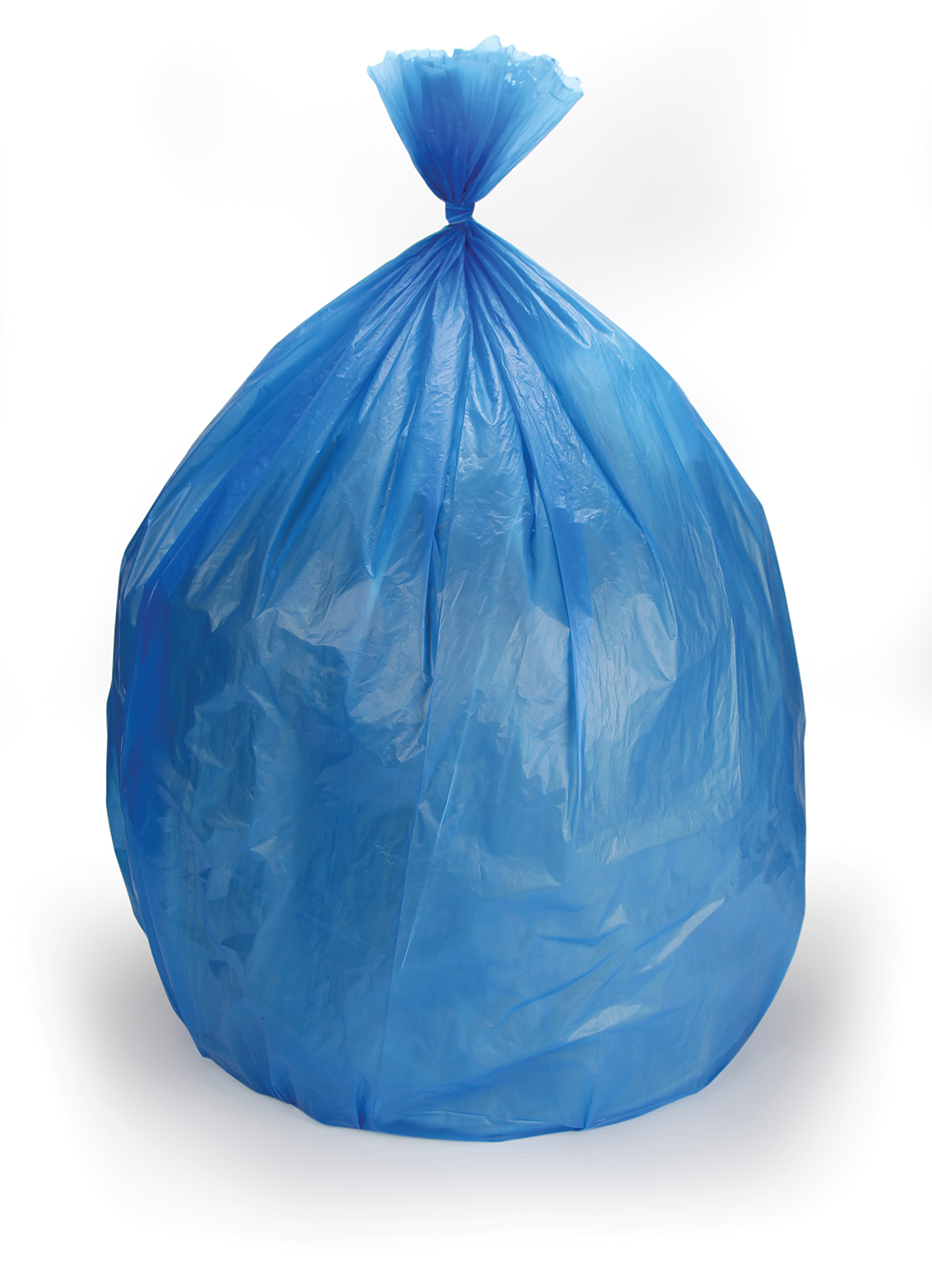 30x43 LLDPE Blue 1.30 Mil Flat Pack Can Liners 20-30 Gallon