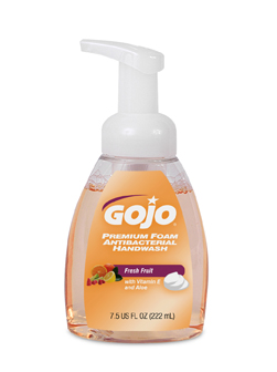 Gojo Foam Antibacterial Handwash 7.5 oz Pump      Apricot