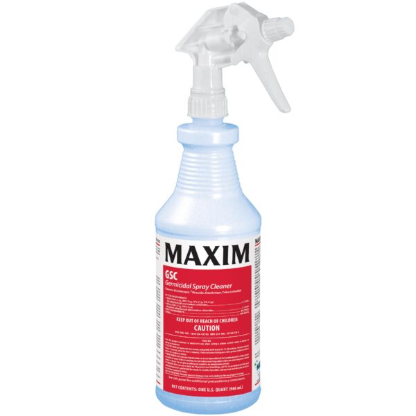 Maxim Germicidal Spray Cleaner 1 Quart, Lemon Scent, DS420
