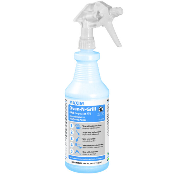 Maxim Oven-N-Grill Cleaner 1 Quart, Citrus Scent, KS2500