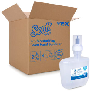 Kleenex Foam Hand Sanitizer Moisturizing Clear Fresh 1.2 Liter