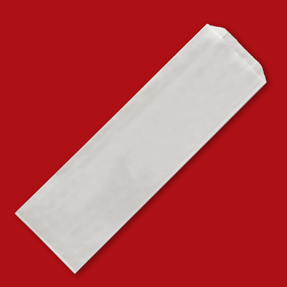 Bread Bag 5x3x18 Plain paper Bleach Kraft