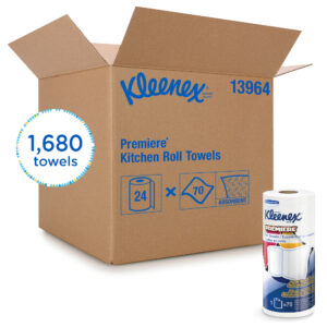 Kleenex Premiere Kitchen Roll Towel White 10.4" x 11.0" 70 Sheets