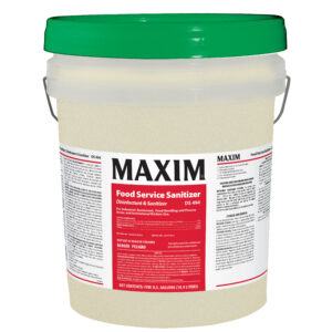 Maxim Food Service Sanitizer 5 Gallon, No Scent, DS494
