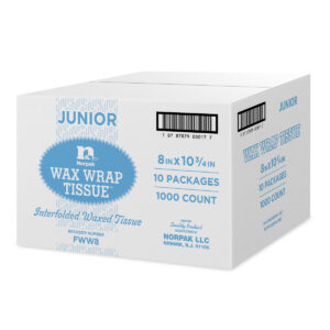 Wax Wrap Junior Paper Bakery Tissue 8" x 10.75" Interfolded