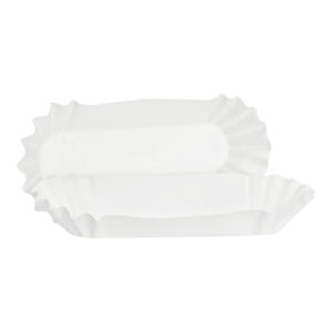 Fluted Hot Dog Tray 8"