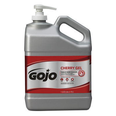 Cherry Gel Pumice Hand Cleaner 1 Gallon Pump Bottle, Cherry Scent