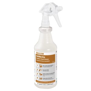 Maxim Stillbrite Steel Cleaner 1 Quart, Banana Scent, SP736